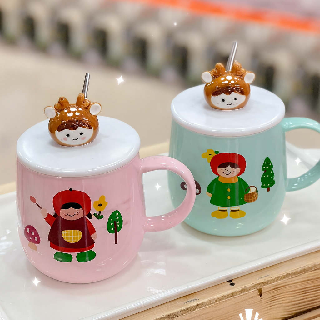 كوب ساخن لطيف