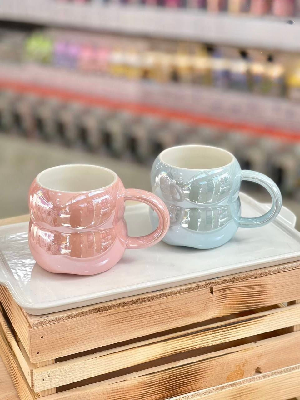 كوب اللامع طبقتين