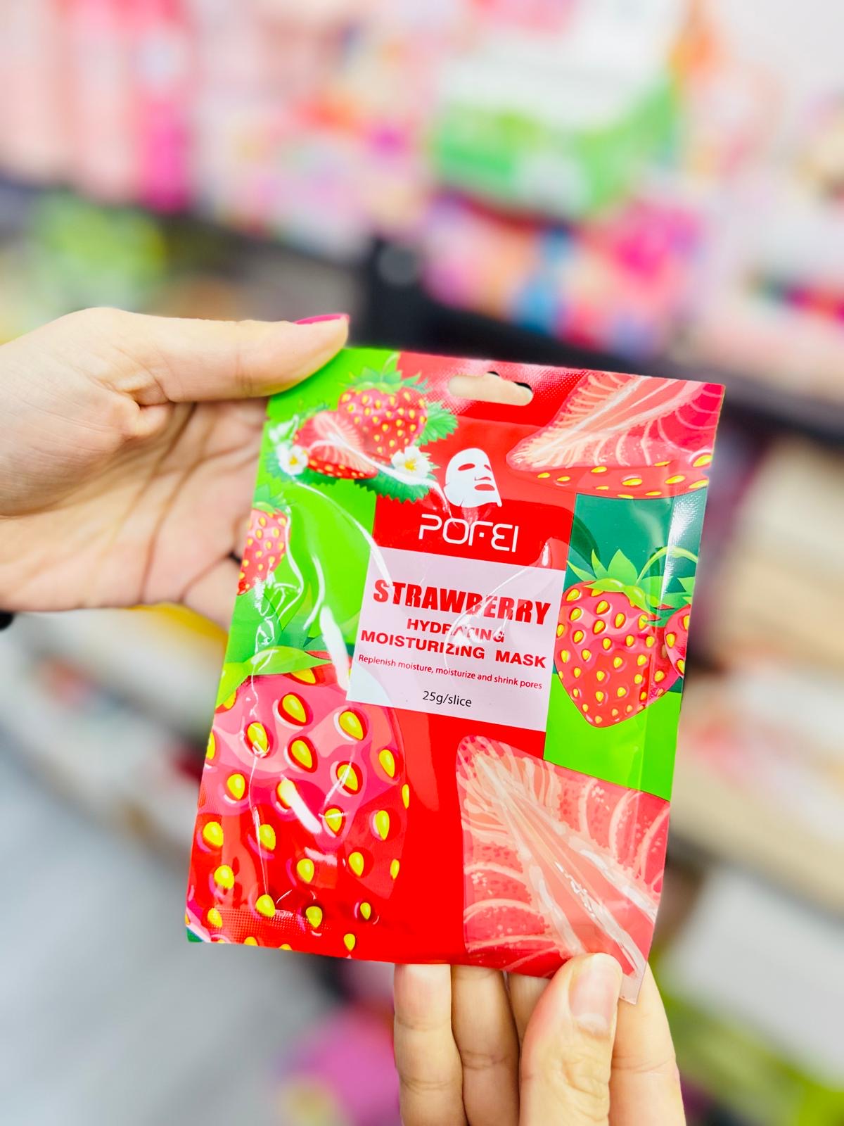 ماسك الفراولة للوجه